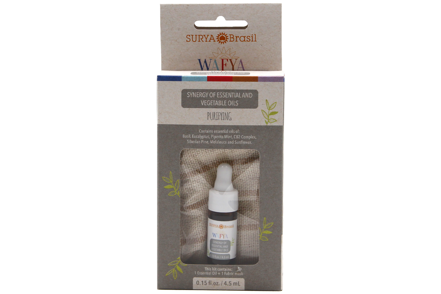 Kit Essential Oils and Vegetable Synergy Surya Brasil Wafya