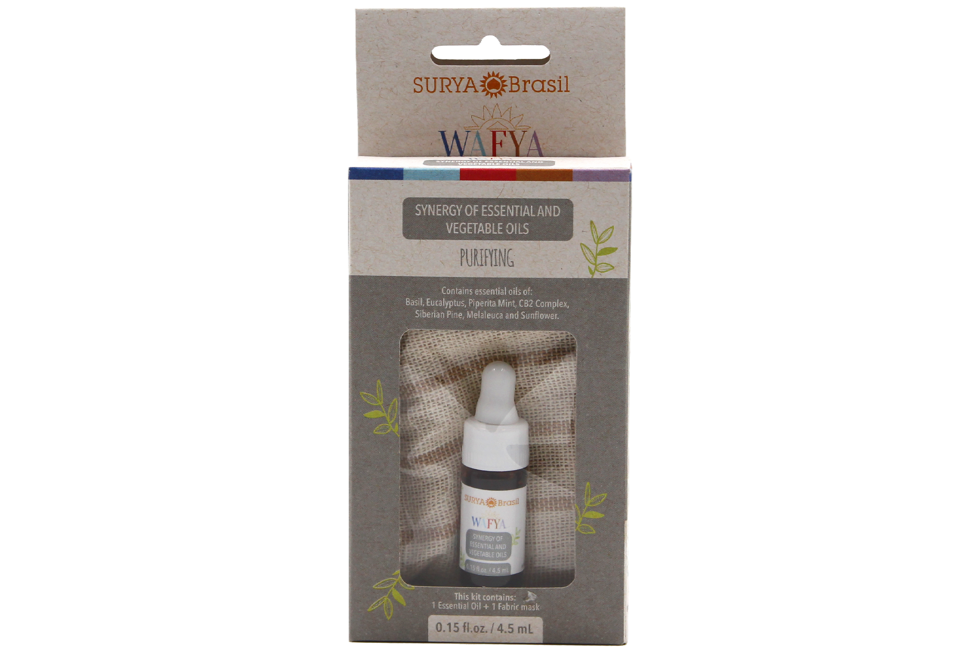 Kit Essential Oils and Vegetable Synergy Surya Brasil Wafya