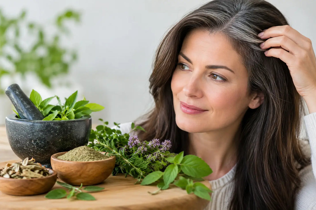 Best Herbs for Gray Coverage That Look Natural