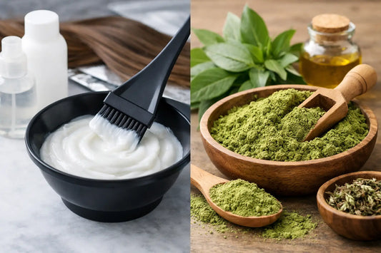 Coloring Cream Versus Botanical Powder for Hair