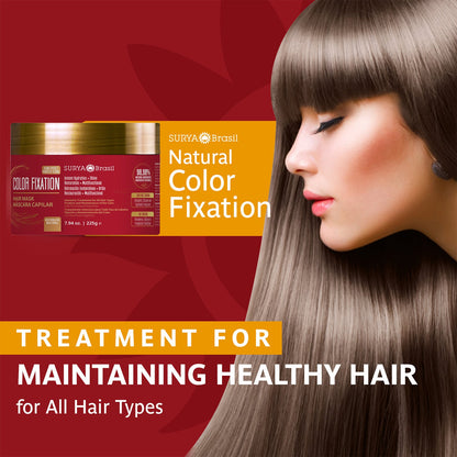 NEW Color Fixation Restorative Hair Mask Surya Brasil 7.94oz