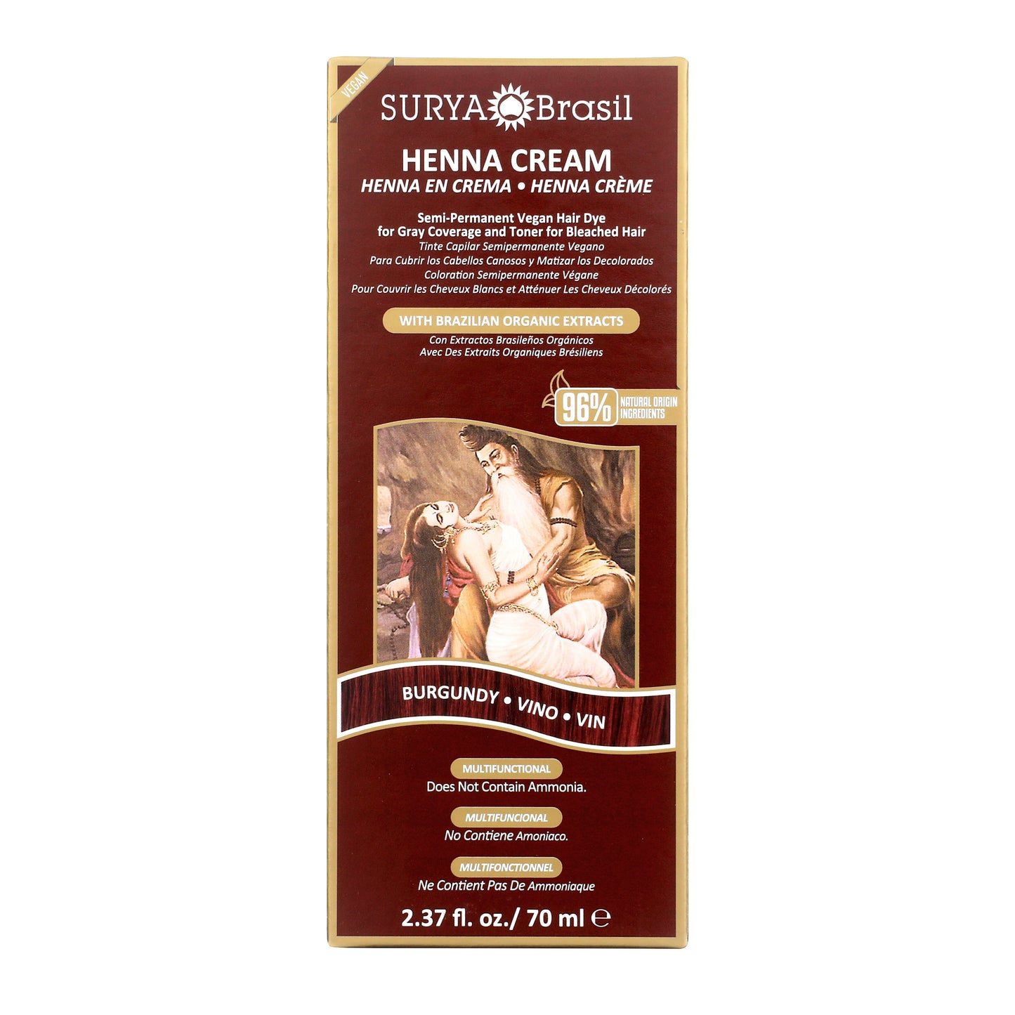 Henna Cream Burgundy