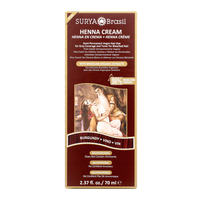 Henna Cream Burgundy