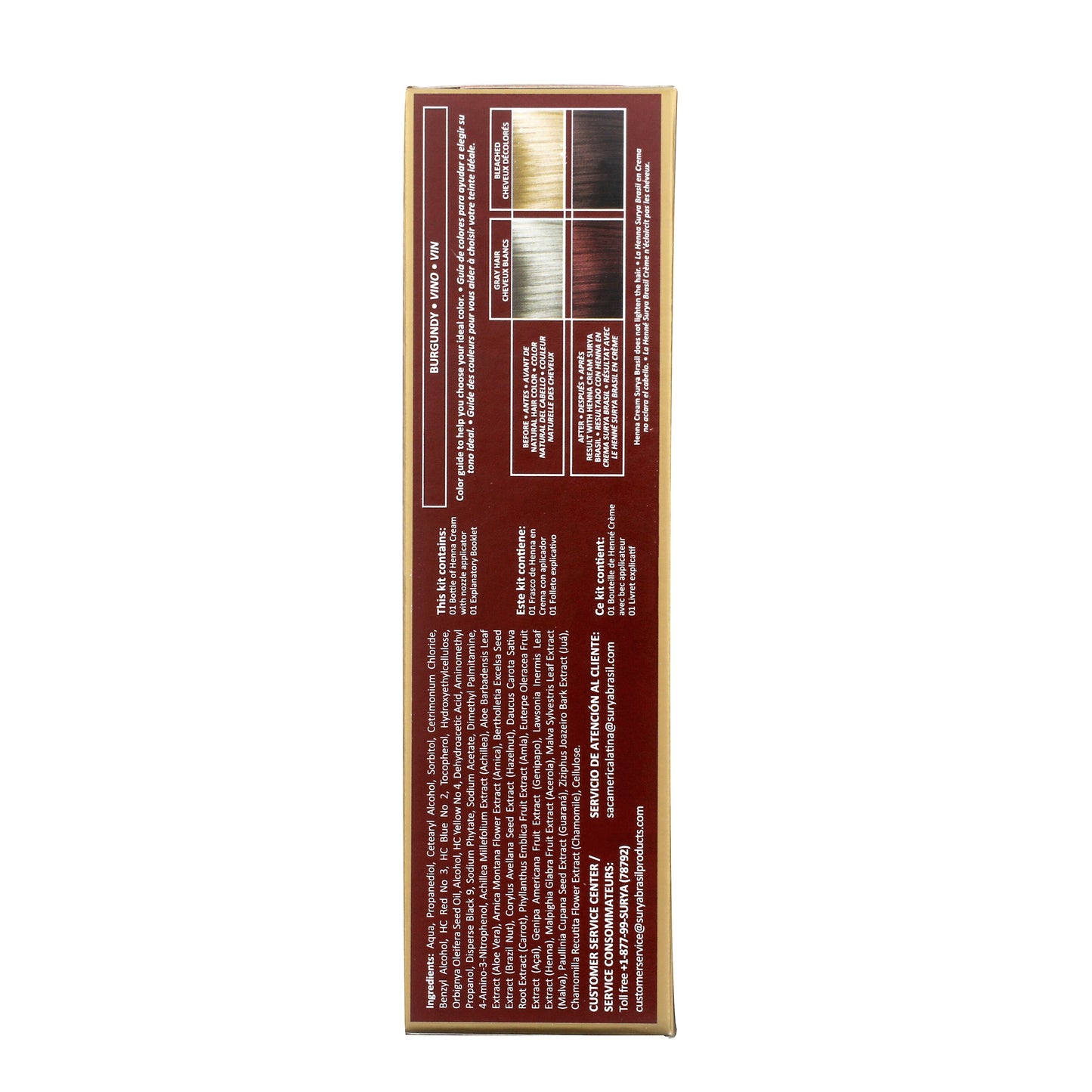 Henna Cream Burgundy