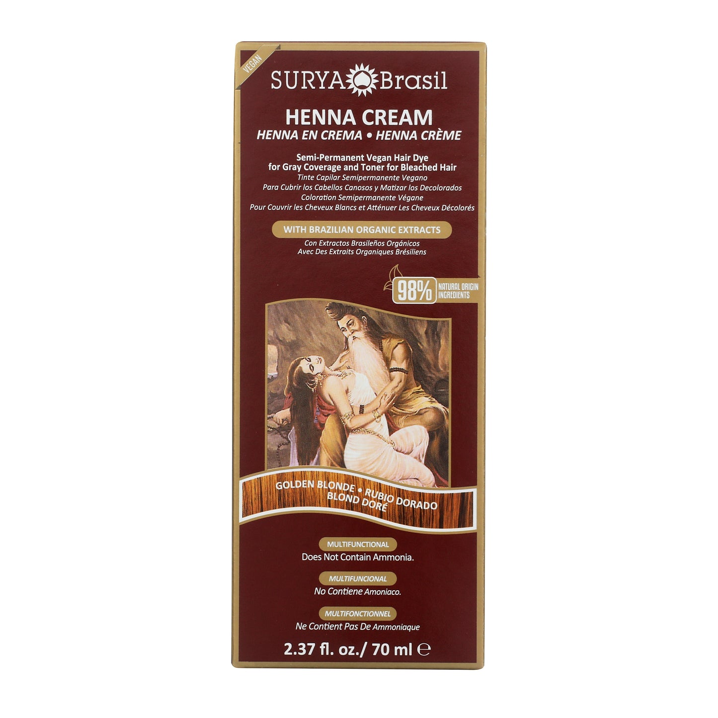 Henna Cream Golden Blonde