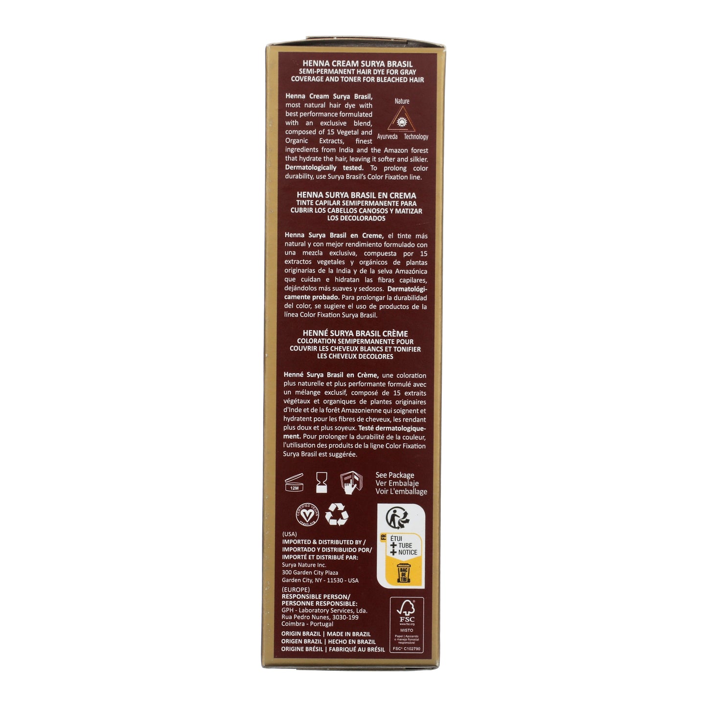 Henna Cream Reddish Dark Blonde