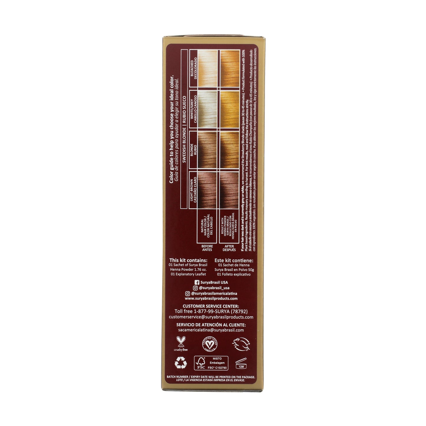 Henna Powder Swedish Blonde